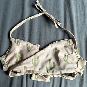 Auric Surf Cactus Bikini Top (S)